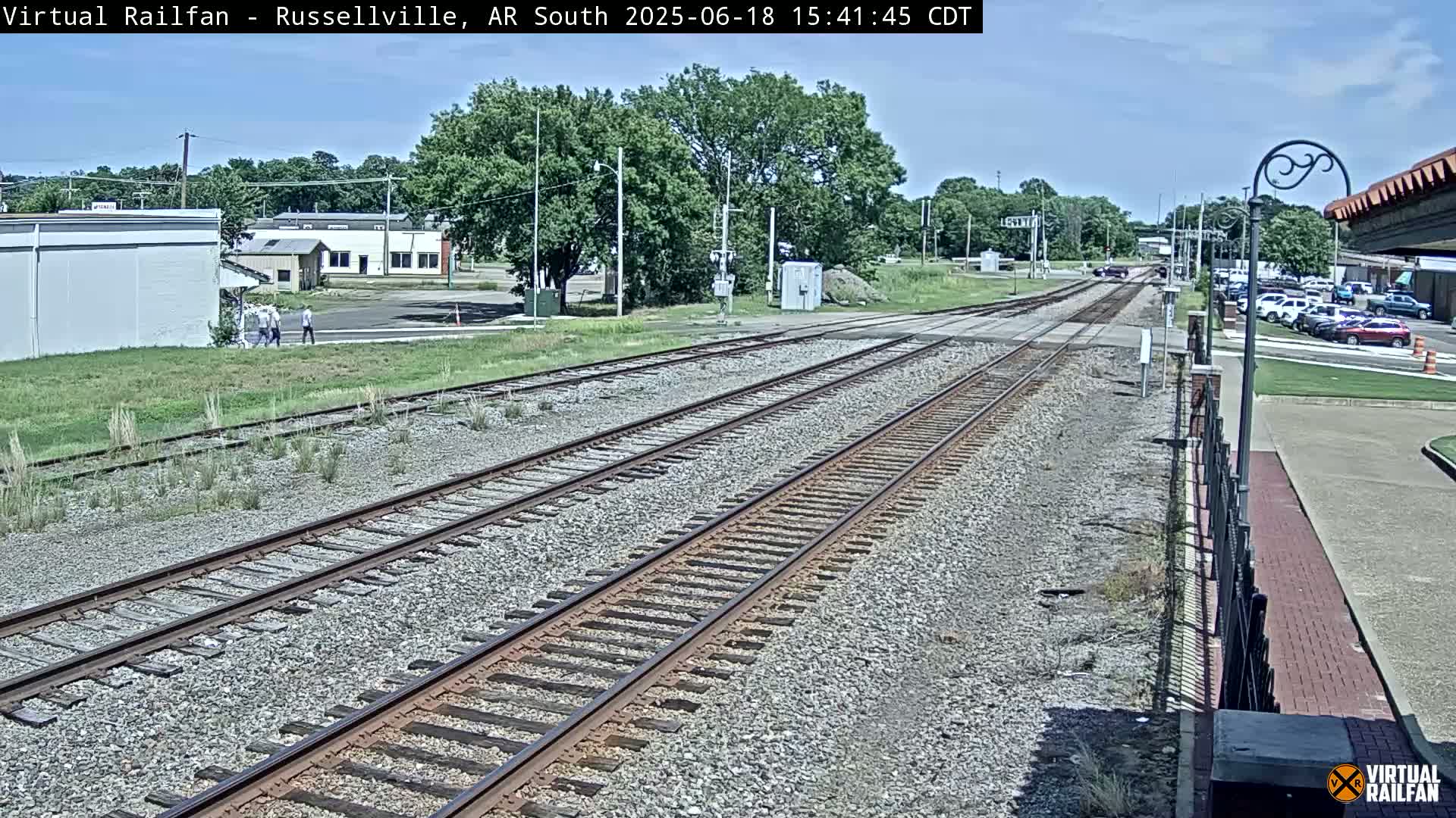 Russellville Railroad Crossing Junction Live Cam - Russellville, Pope, Arkansas, USA 
