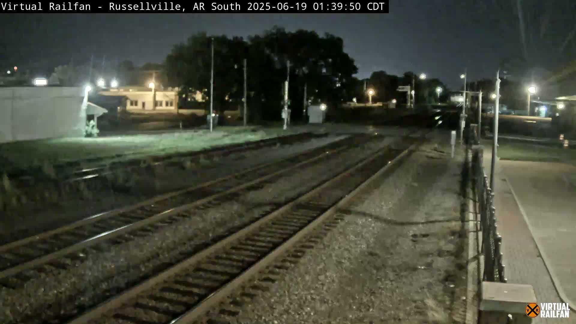 Russellville Railroad Crossing Junction Live Cam - Russellville, Pope, Arkansas, USA 