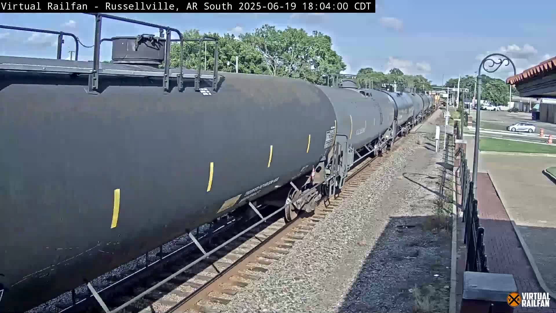 Russellville Railroad Crossing Junction Live Cam - Russellville, Pope, Arkansas, USA 