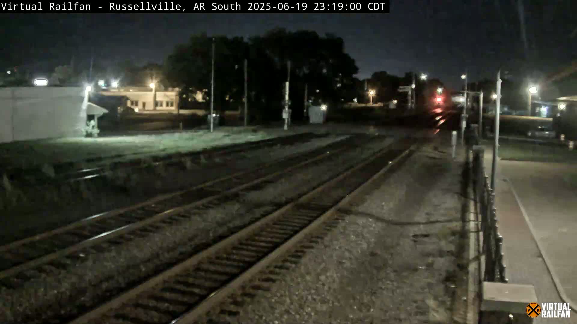 Russellville Railroad Crossing Junction Live Cam - Russellville, Pope, Arkansas, USA 