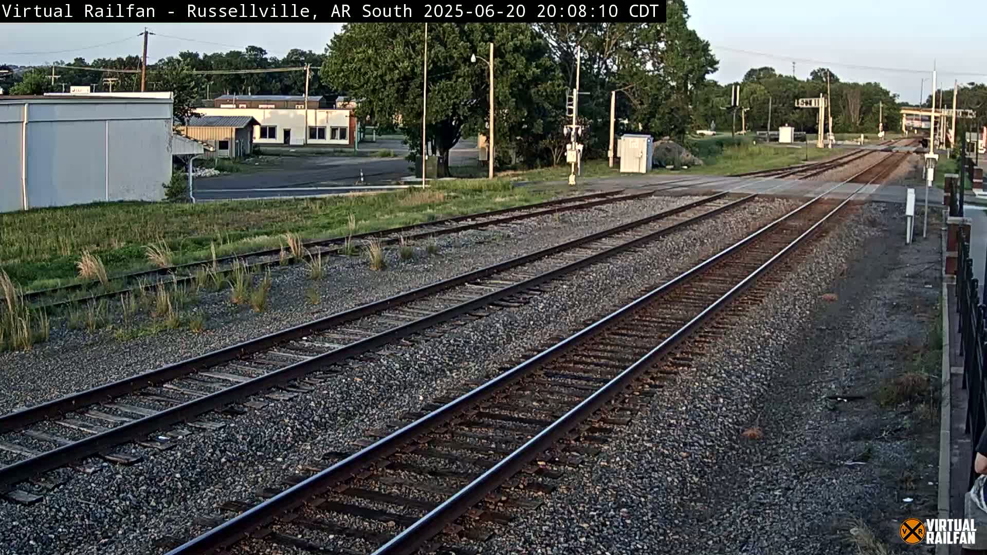 Russellville Railroad Crossing Junction Live Cam - Russellville, Pope, Arkansas, USA 