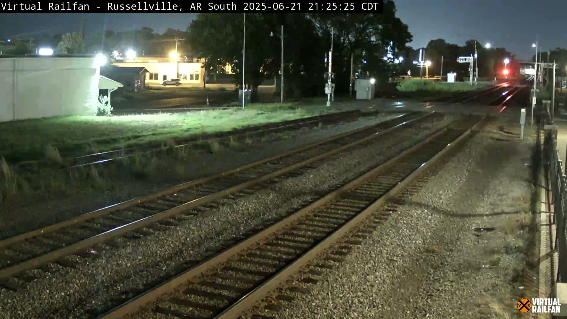 Russellville Railroad Crossing Junction Live Cam - Russellville, Pope, Arkansas, USA 