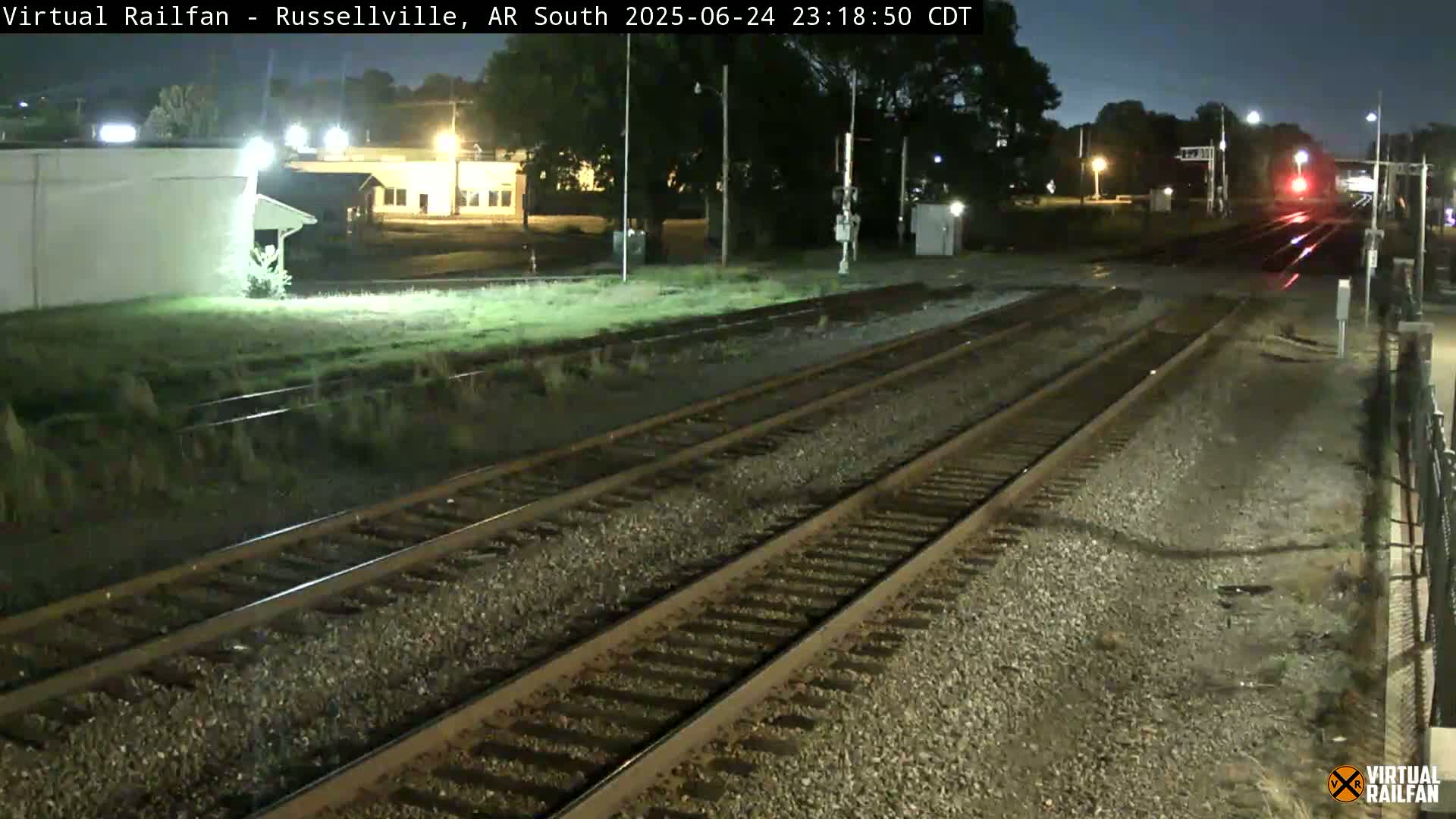 Russellville Railroad Crossing Junction Live Cam - Russellville, Pope, Arkansas, USA 