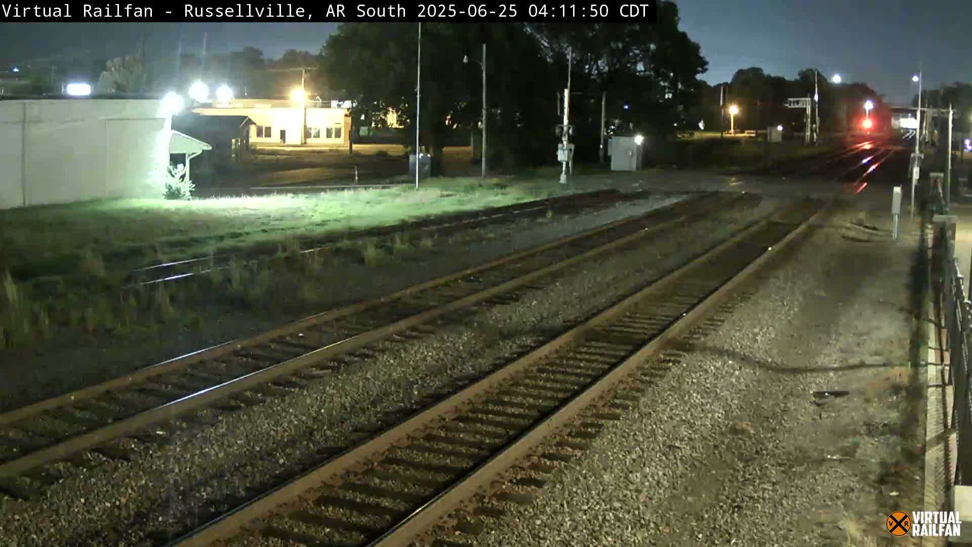 Russellville Railroad Crossing Junction Live Cam - Russellville, Pope, Arkansas, USA 