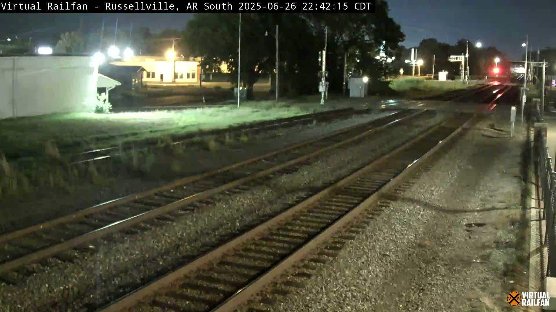 Russellville Railroad Crossing Junction Live Cam - Russellville, Pope, Arkansas, USA 