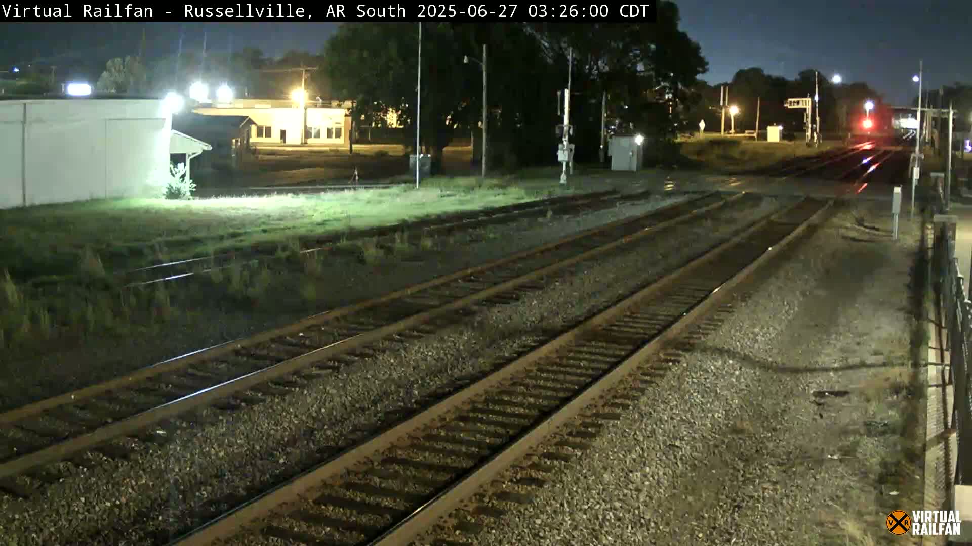 Russellville Railroad Crossing Junction Live Cam - Russellville, Pope, Arkansas, USA 