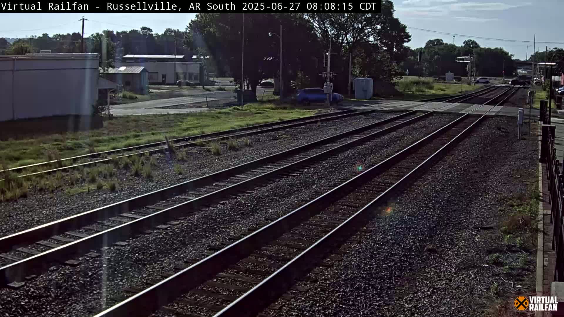 Russellville Railroad Crossing Junction Live Cam - Russellville, Pope, Arkansas, USA 