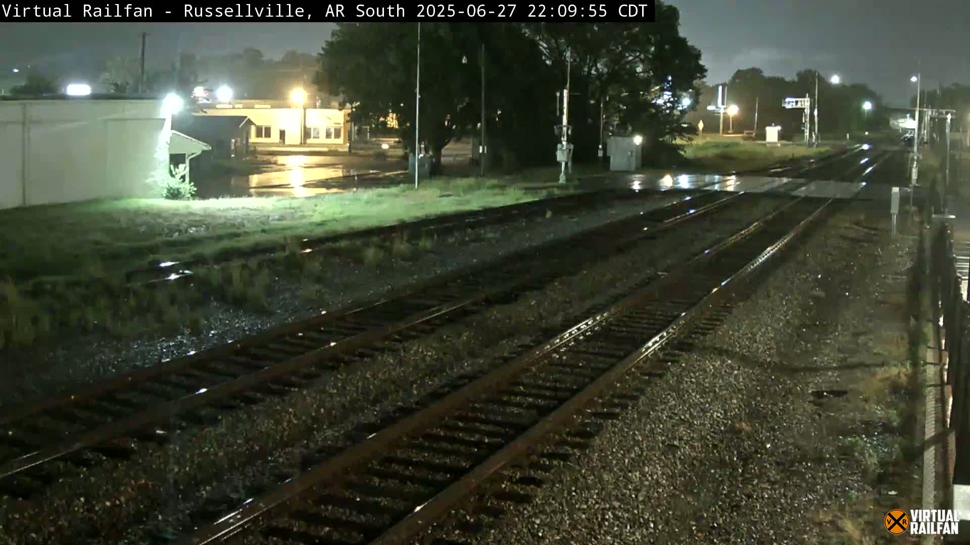 Russellville Railroad Crossing Junction Live Cam - Russellville, Pope, Arkansas, USA 