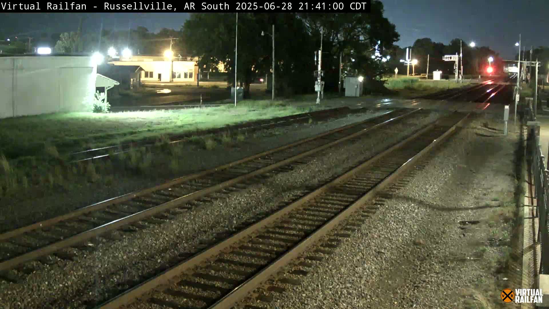 Russellville Railroad Crossing Junction Live Cam - Russellville, Pope, Arkansas, USA 