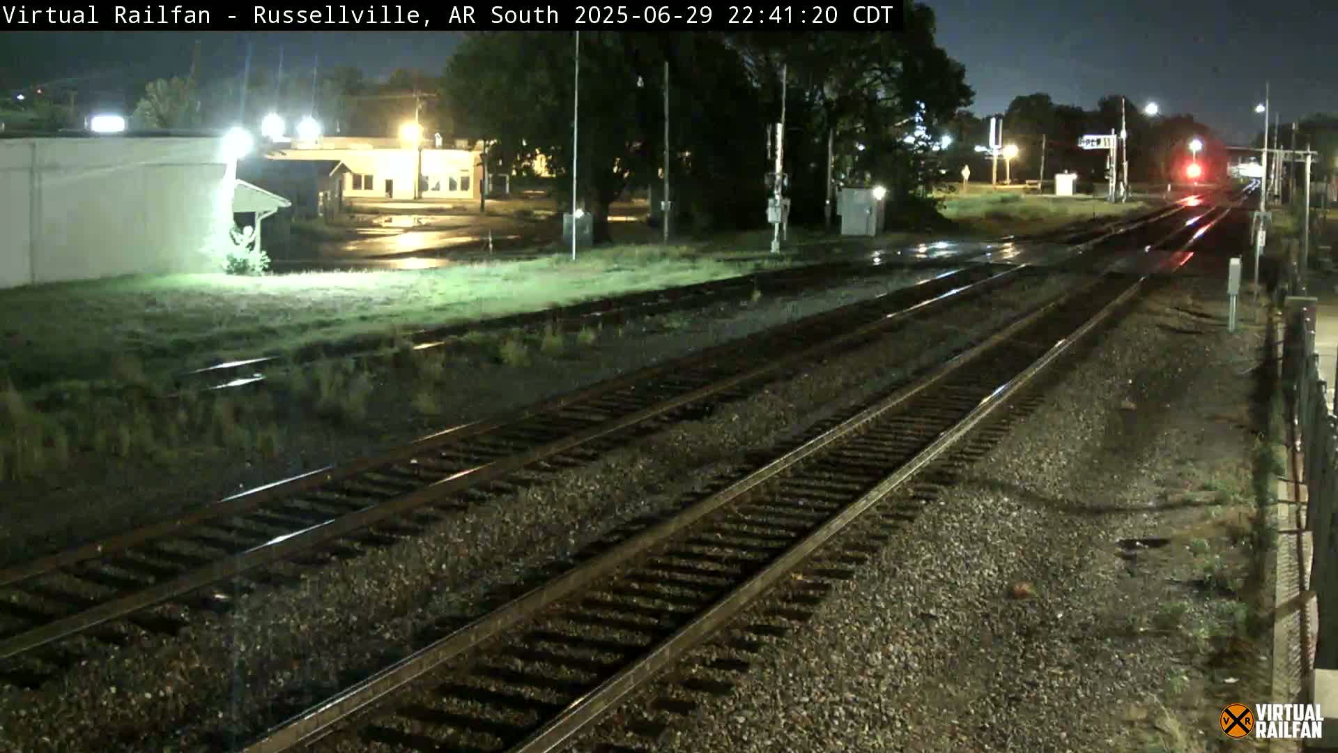 Russellville Railroad Crossing Junction Live Cam - Russellville, Pope, Arkansas, USA 