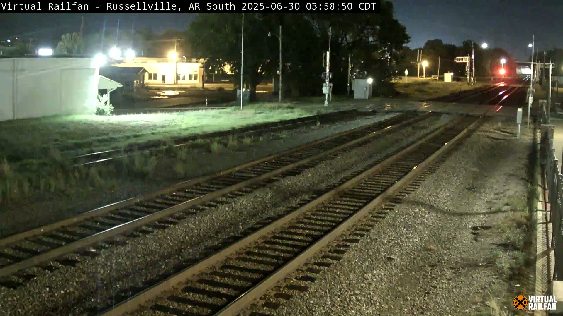 Russellville Railroad Crossing Junction Live Cam - Russellville, Pope, Arkansas, USA 