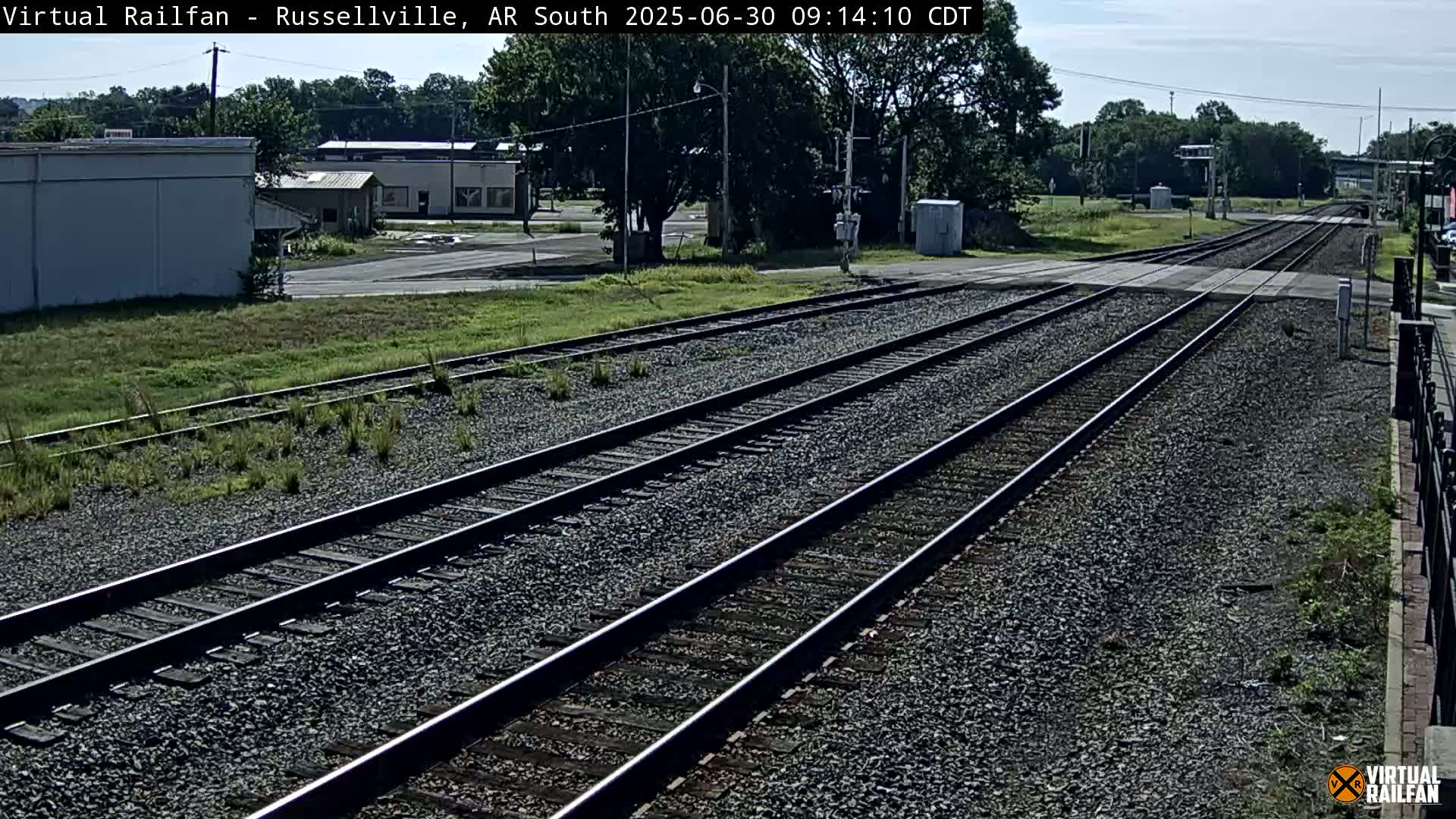 Russellville Railroad Crossing Junction Live Cam - Russellville, Pope, Arkansas, USA 