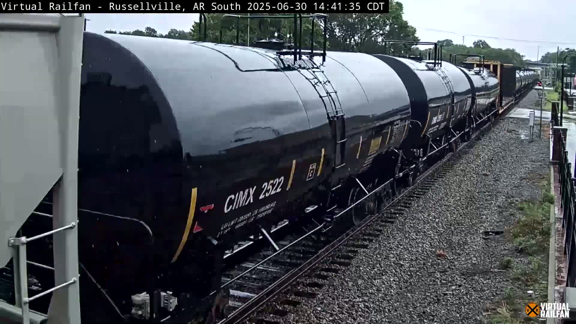 Russellville Railroad Crossing Junction Live Cam - Russellville, Pope, Arkansas, USA 