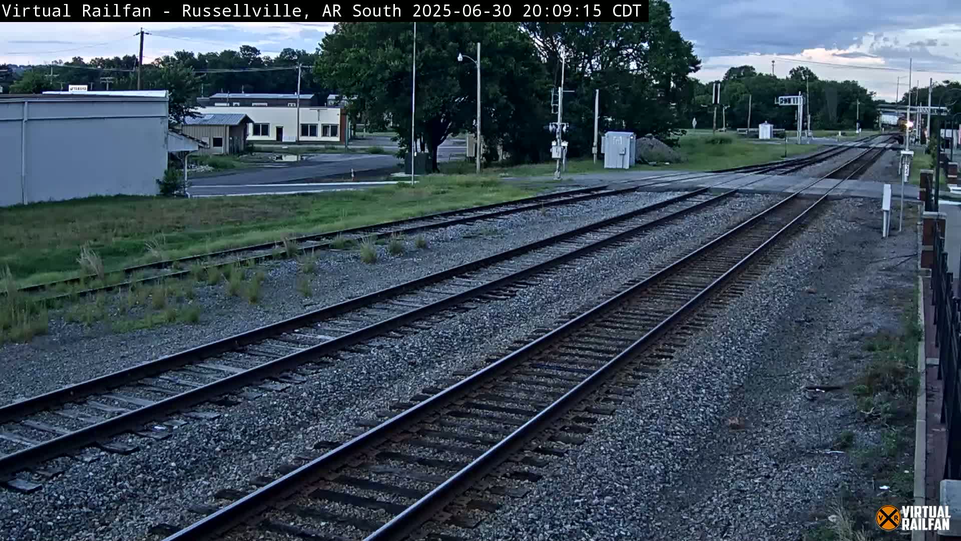 Russellville Railroad Crossing Junction Live Cam - Russellville, Pope, Arkansas, USA 