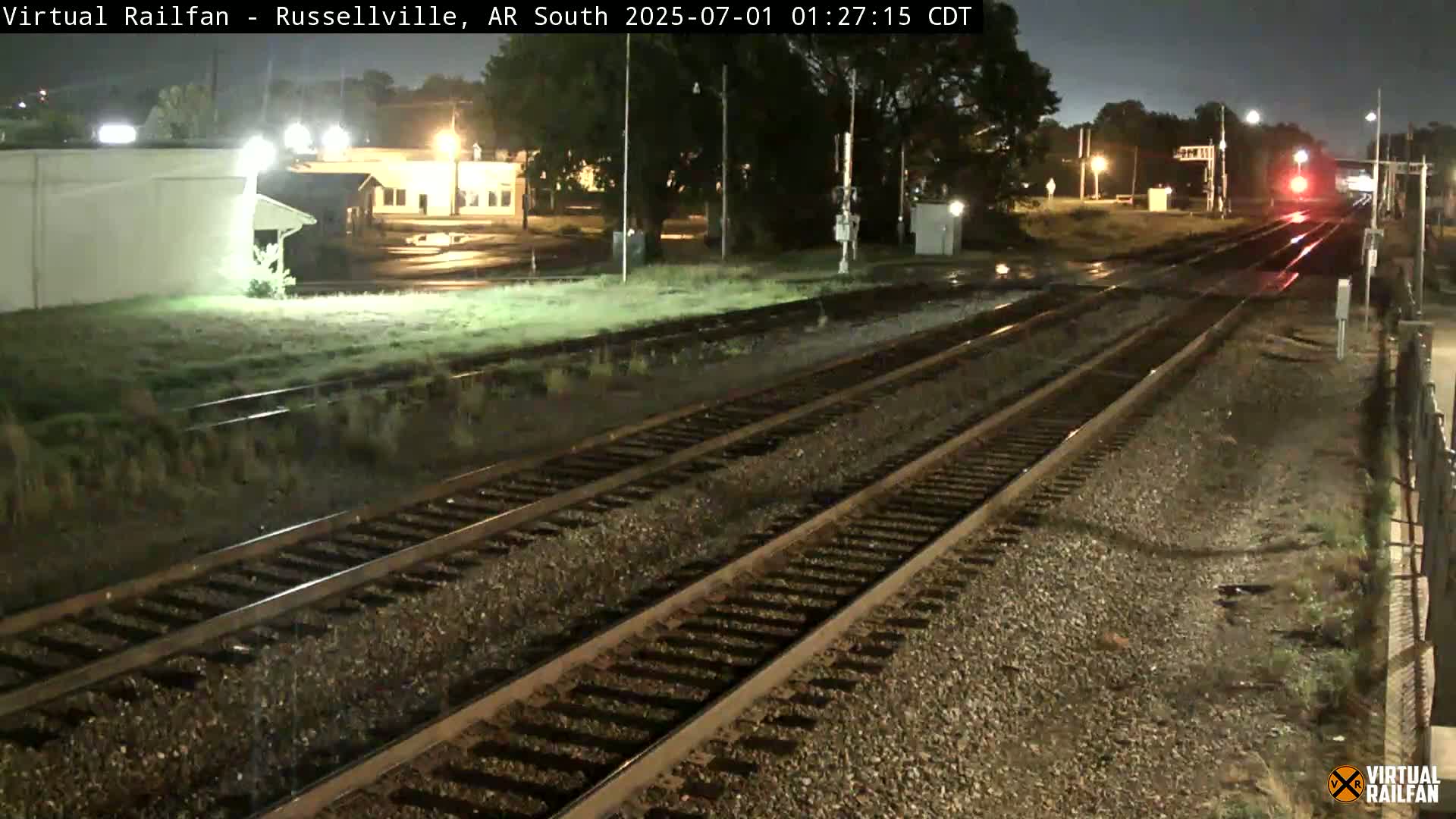 Russellville Railroad Crossing Junction Live Cam - Russellville, Pope, Arkansas, USA 