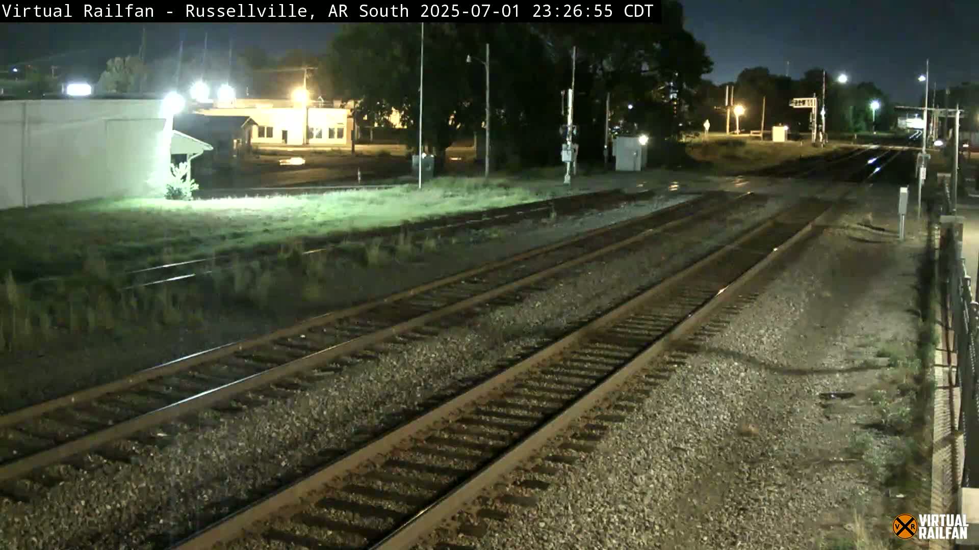 Russellville Railroad Crossing Junction Live Cam - Russellville, Pope, Arkansas, USA 