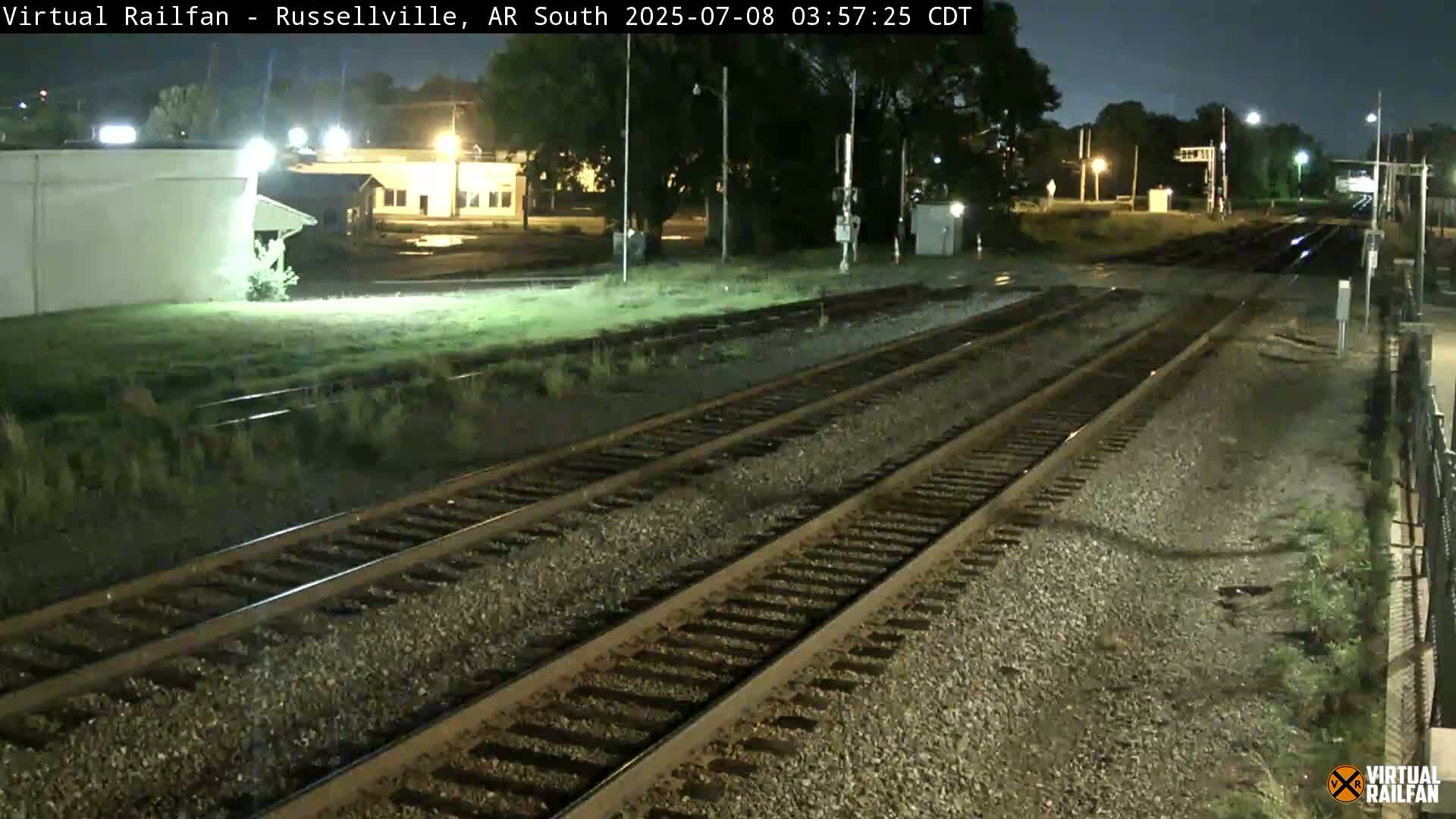 Russellville Railroad Crossing Junction Live Cam - Russellville, Pope, Arkansas, USA 