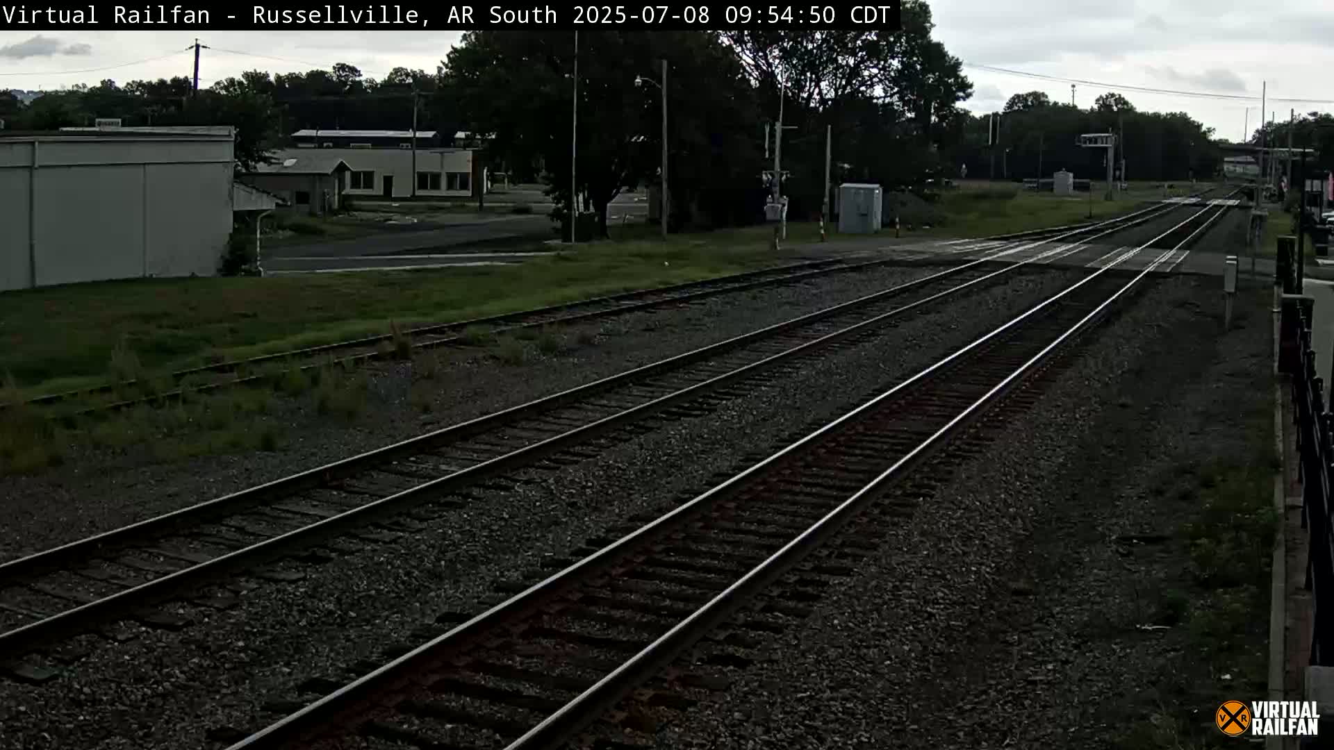 Russellville Railroad Crossing Junction Live Cam - Russellville, Pope, Arkansas, USA 