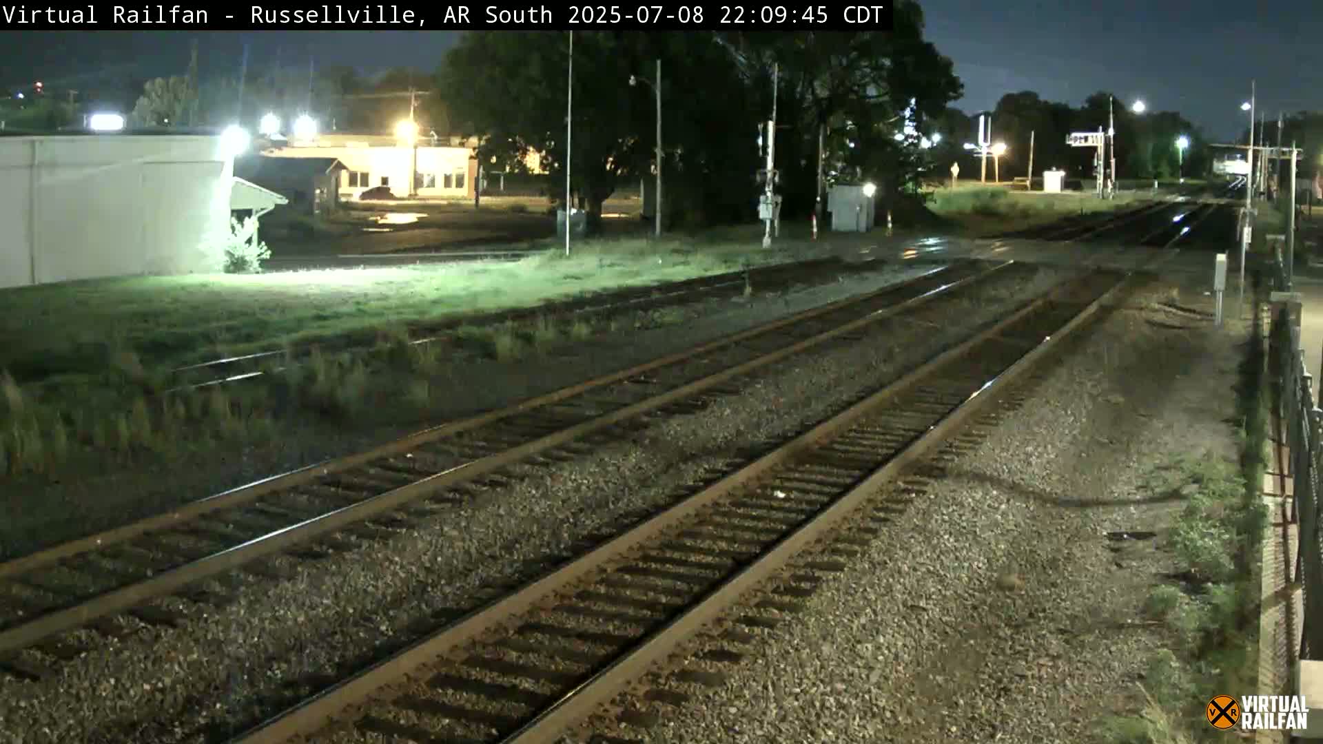 Russellville Railroad Crossing Junction Live Cam - Russellville, Pope, Arkansas, USA 