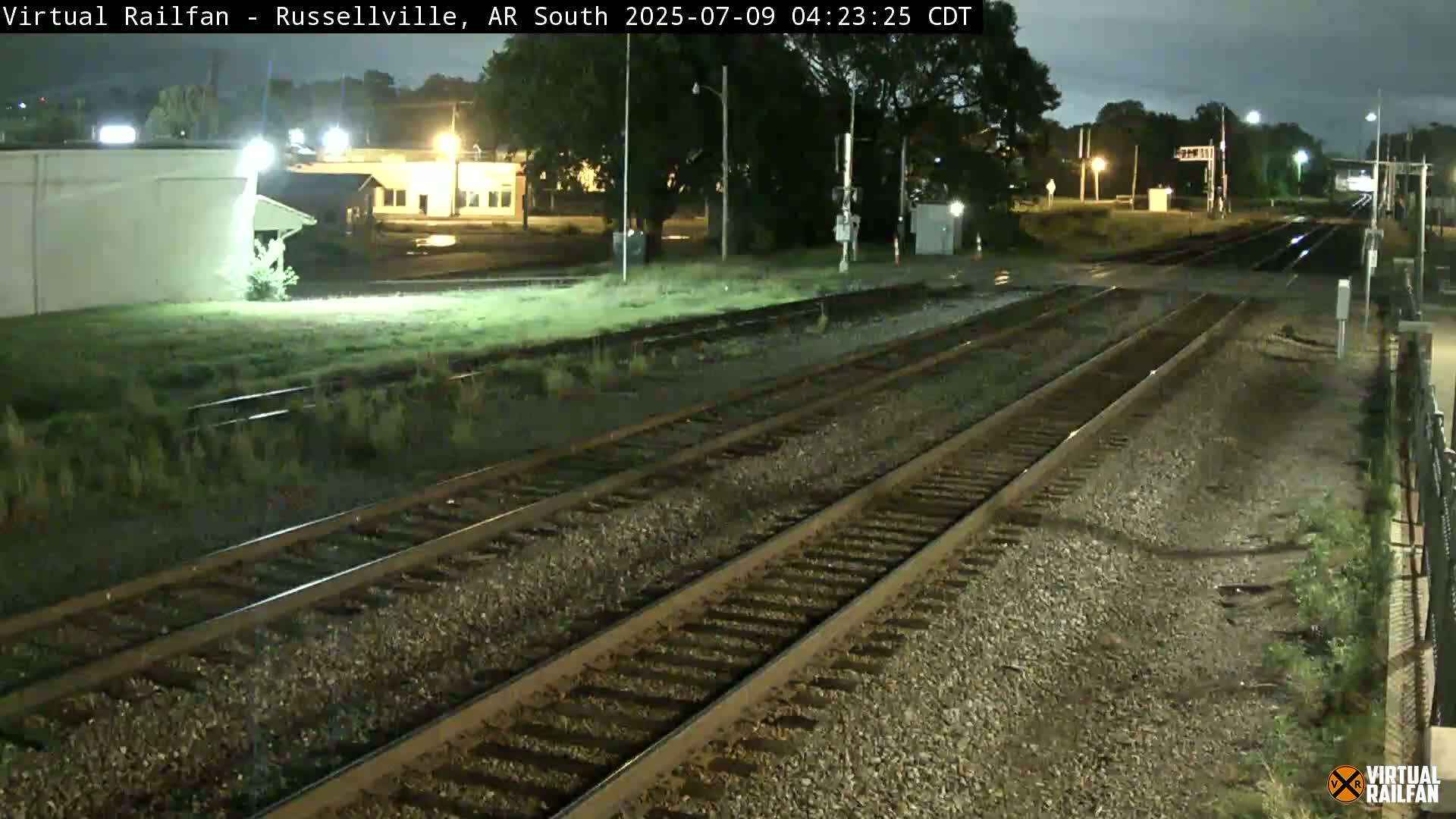 Russellville Railroad Crossing Junction Live Cam - Russellville, Pope, Arkansas, USA 