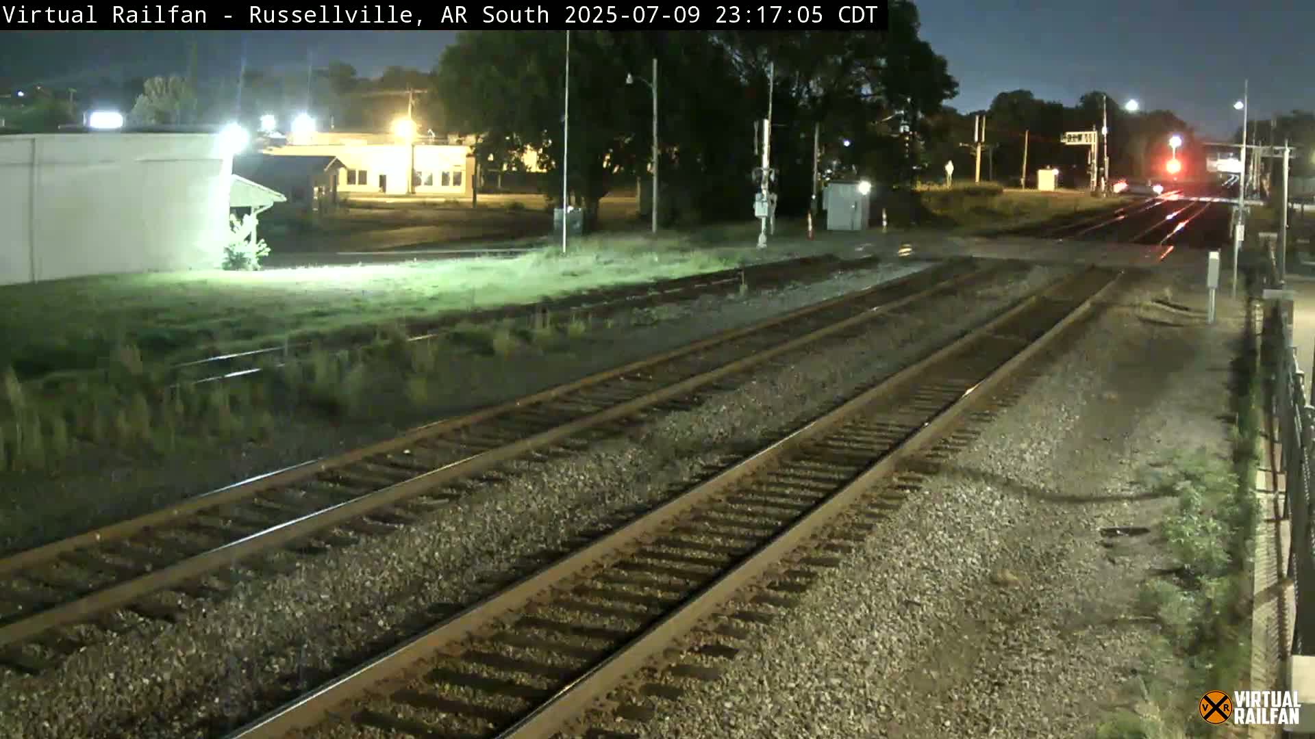 Russellville Railroad Crossing Junction Live Cam - Russellville, Pope, Arkansas, USA 