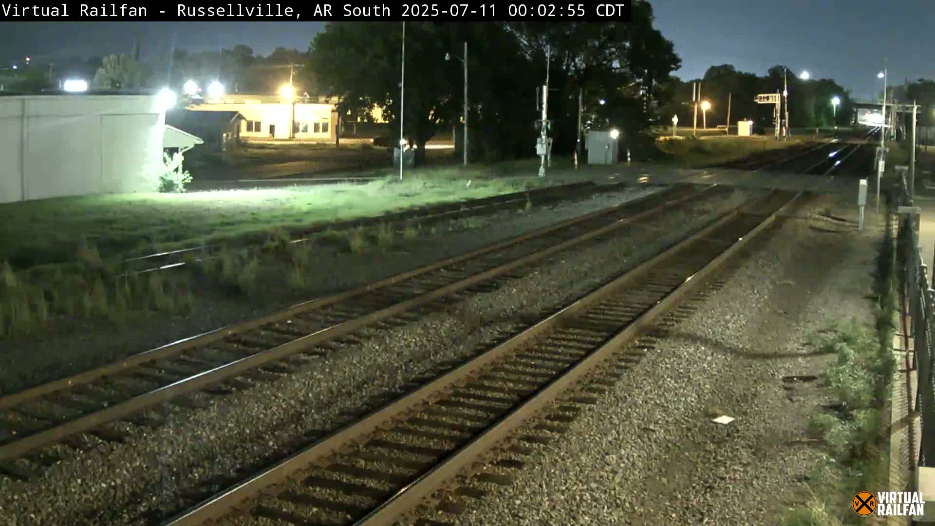 Russellville Railroad Crossing Junction Live Cam - Russellville, Pope, Arkansas, USA 