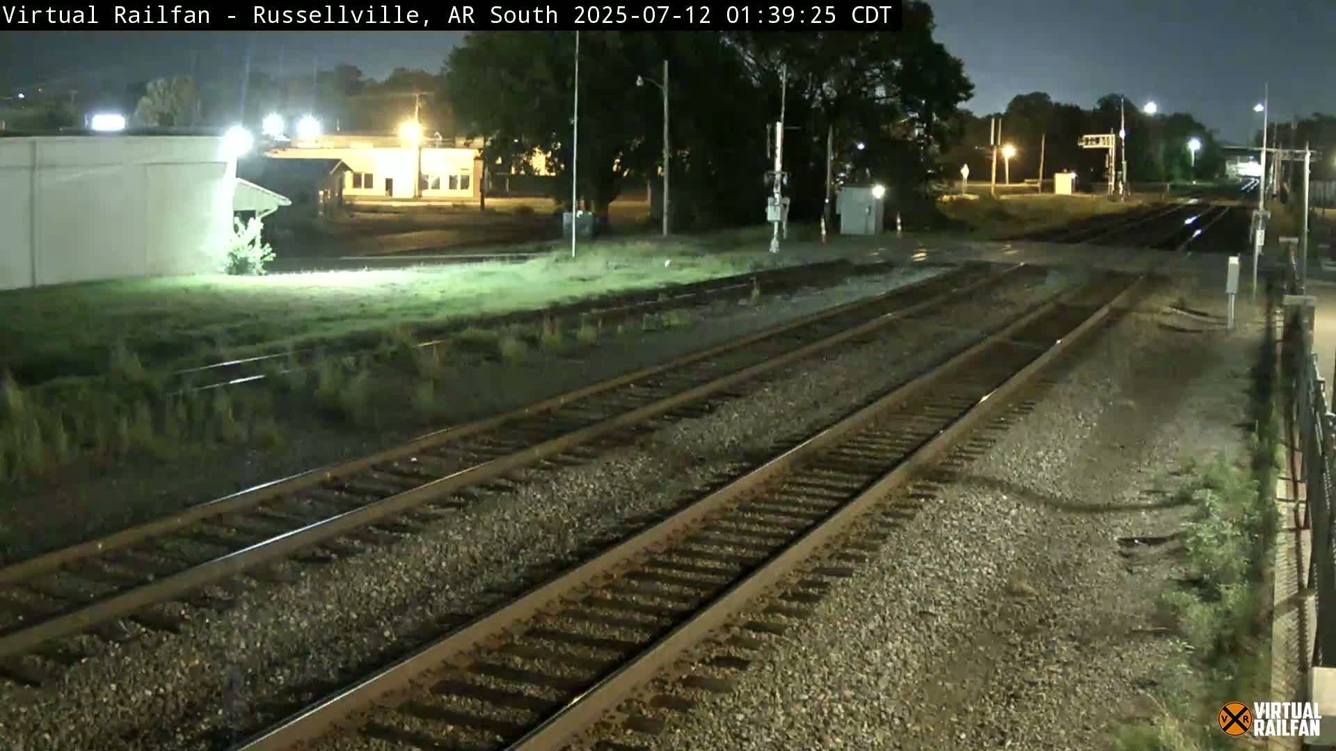 Russellville Railroad Crossing Junction Live Cam - Russellville, Pope, Arkansas, USA 