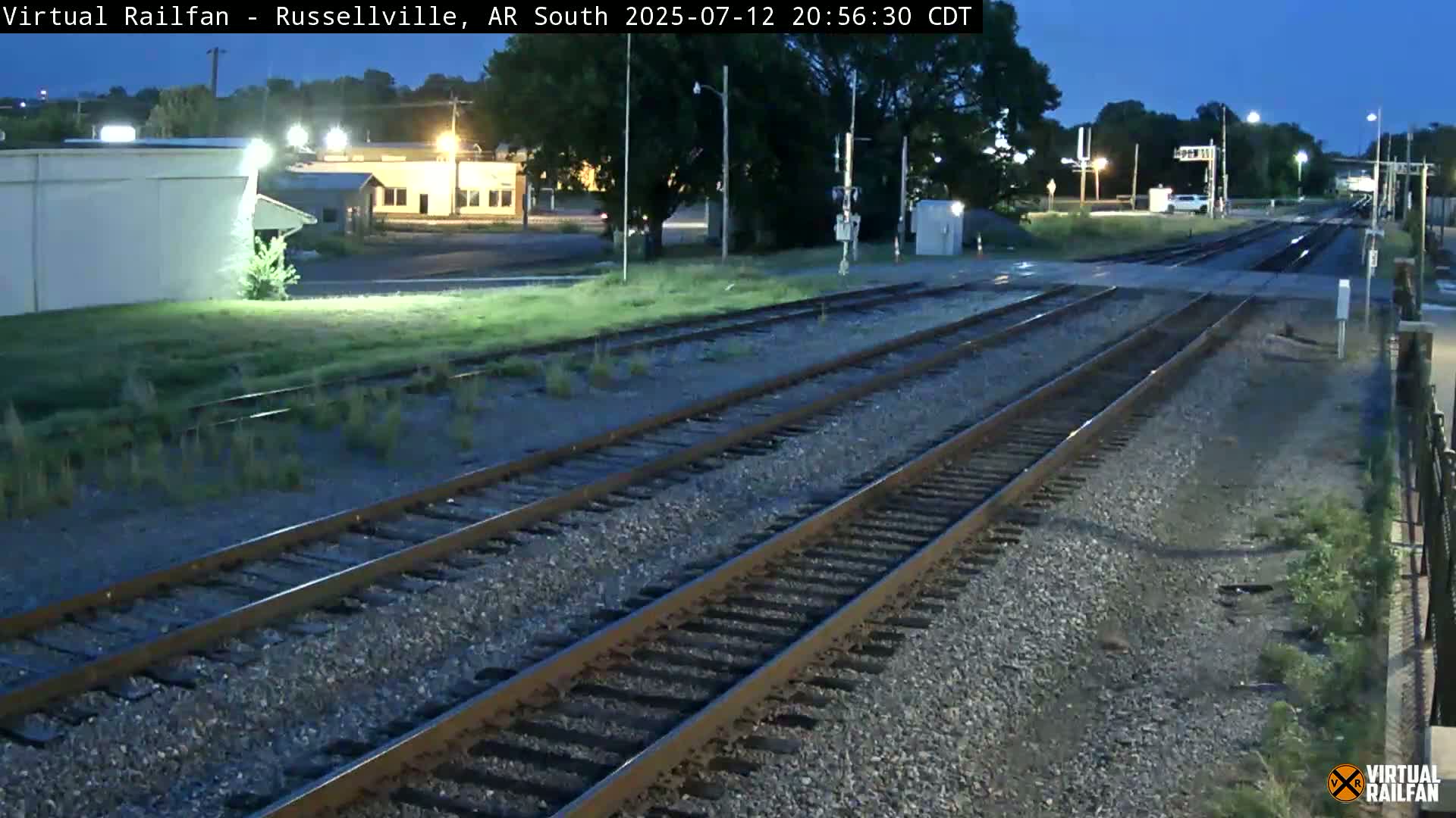 Russellville Railroad Crossing Junction Live Cam - Russellville, Pope, Arkansas, USA 