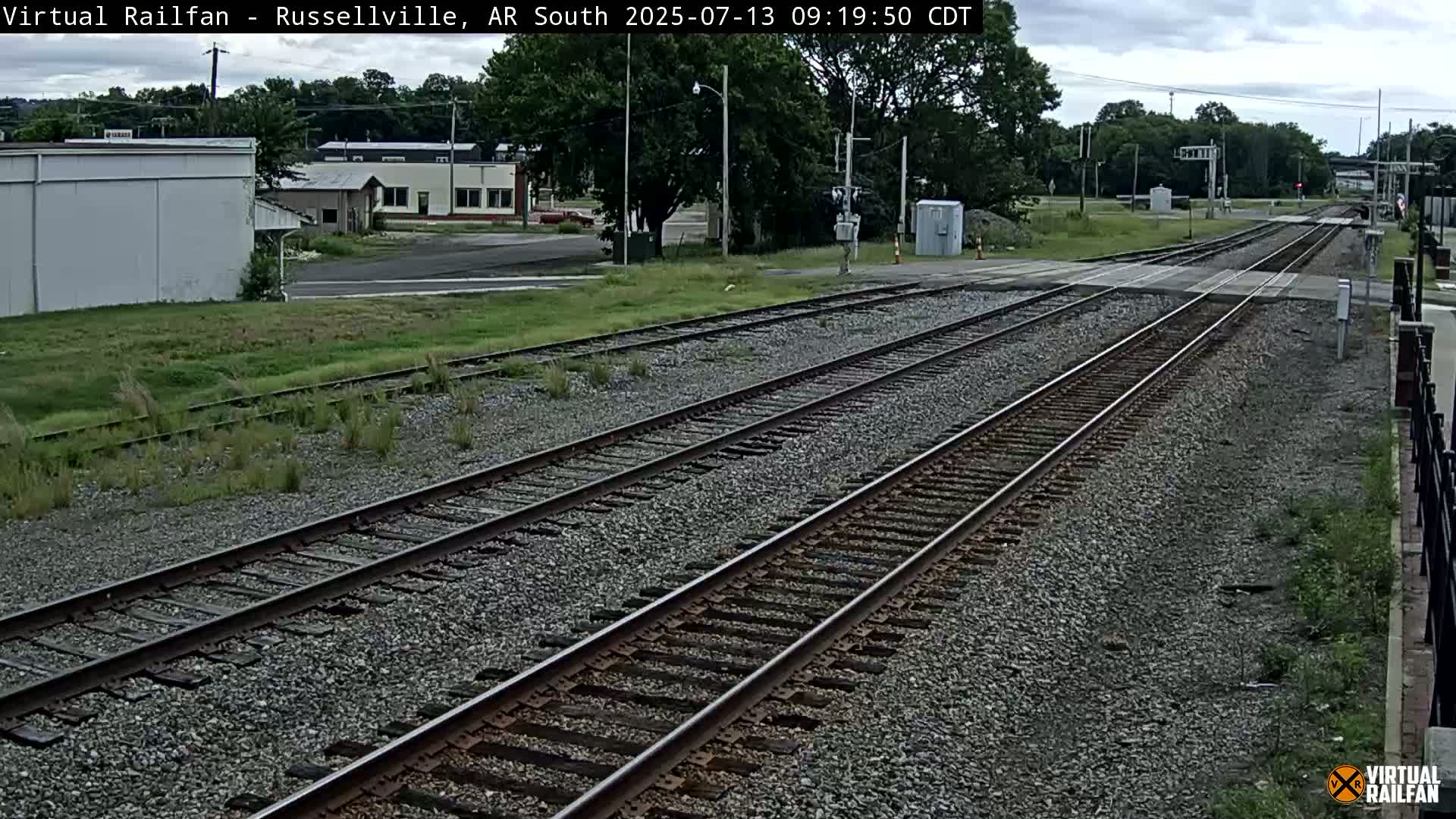 Russellville Railroad Crossing Junction Live Cam - Russellville, Pope, Arkansas, USA 