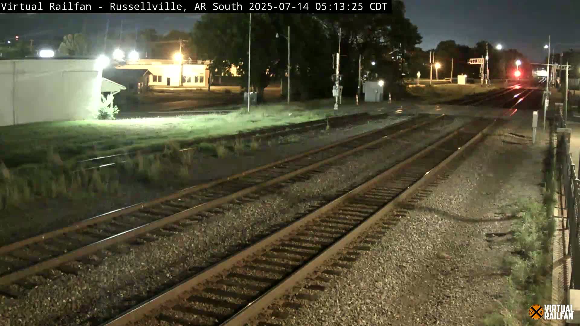 Russellville Railroad Crossing Junction Live Cam - Russellville, Pope, Arkansas, USA 