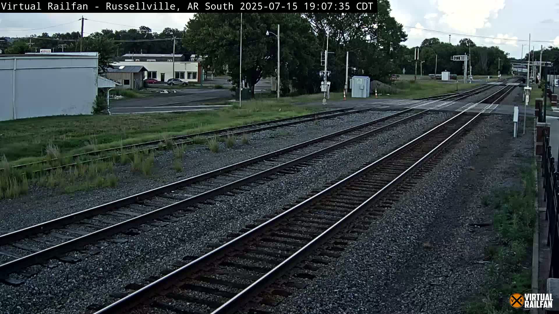 Russellville Railroad Crossing Junction Live Cam - Russellville, Pope, Arkansas, USA 