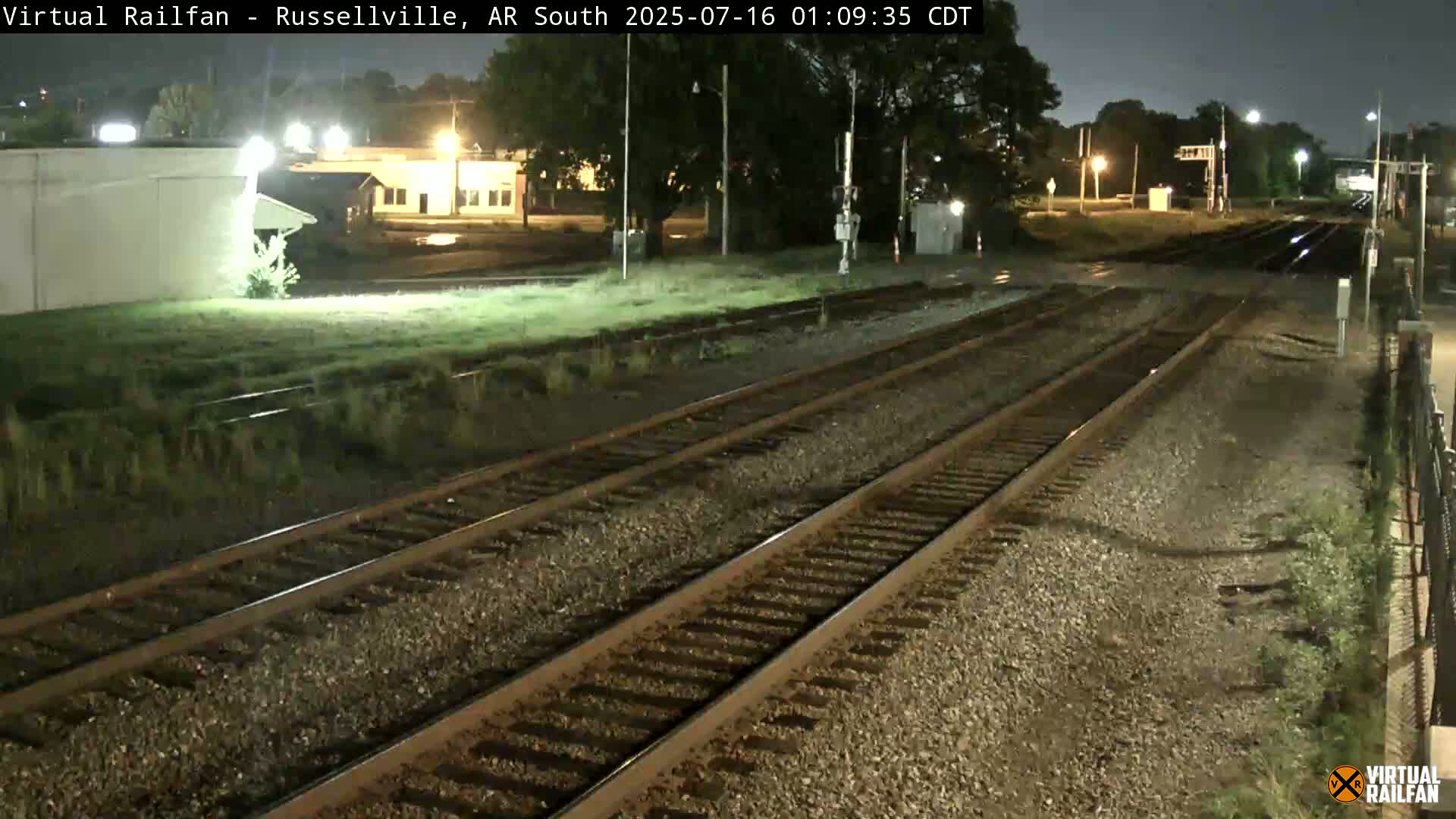 Russellville Railroad Crossing Junction Live Cam - Russellville, Pope, Arkansas, USA 