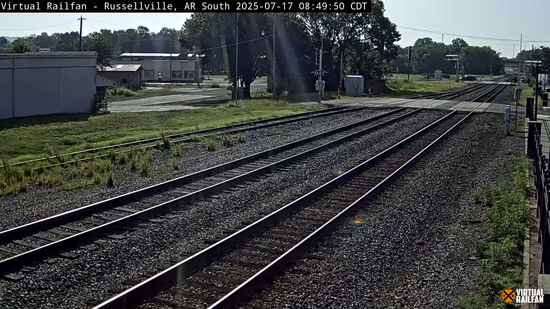 Russellville Railroad Crossing Junction Live Cam - Russellville, Pope, Arkansas, USA 