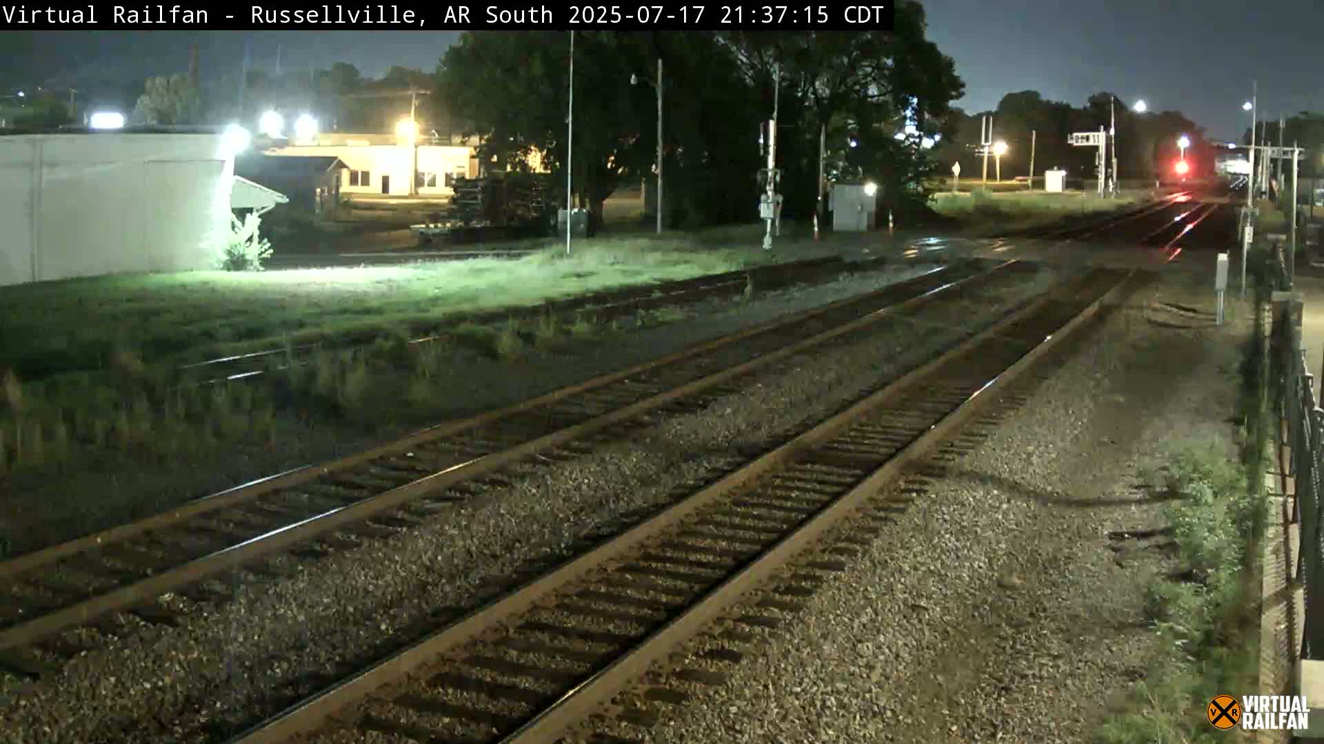 Russellville Railroad Crossing Junction Live Cam - Russellville, Pope, Arkansas, USA 