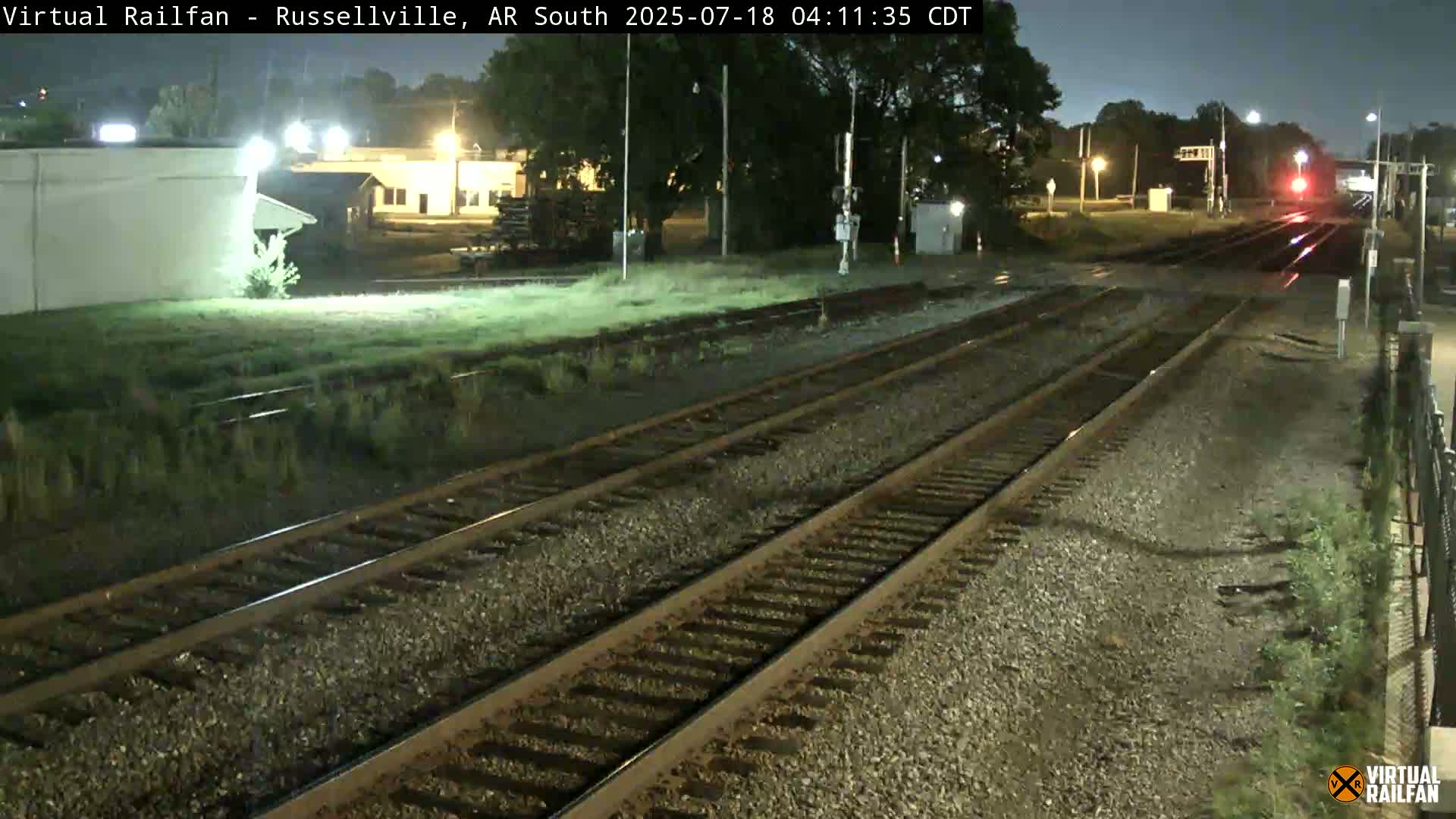 Russellville Railroad Crossing Junction Live Cam - Russellville, Pope, Arkansas, USA 