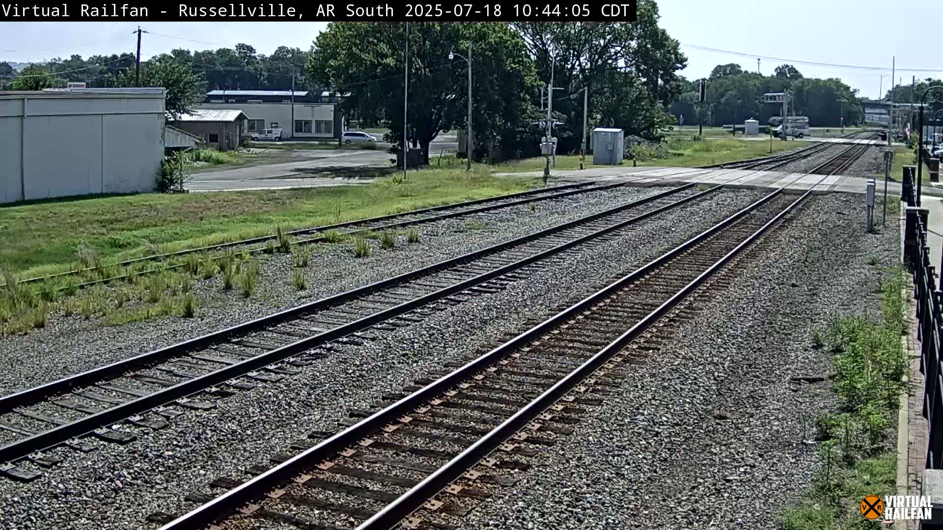 Russellville Railroad Crossing Junction Live Cam - Russellville, Pope, Arkansas, USA 