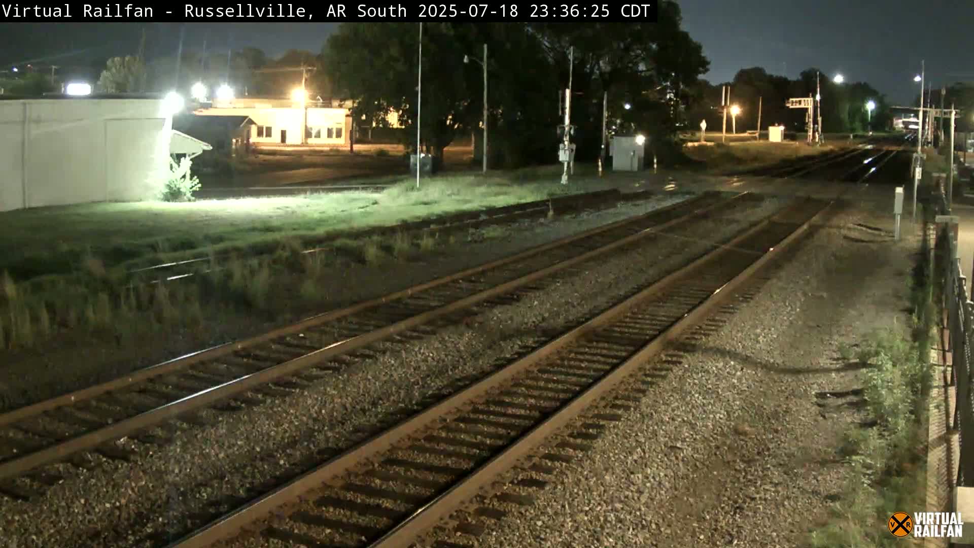 Russellville Railroad Crossing Junction Live Cam - Russellville, Pope, Arkansas, USA 