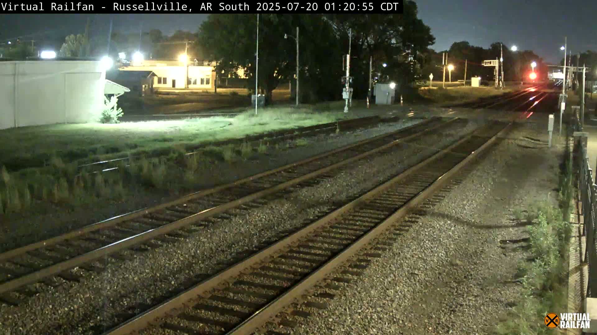 Russellville Railroad Crossing Junction Live Cam - Russellville, Pope, Arkansas, USA 
