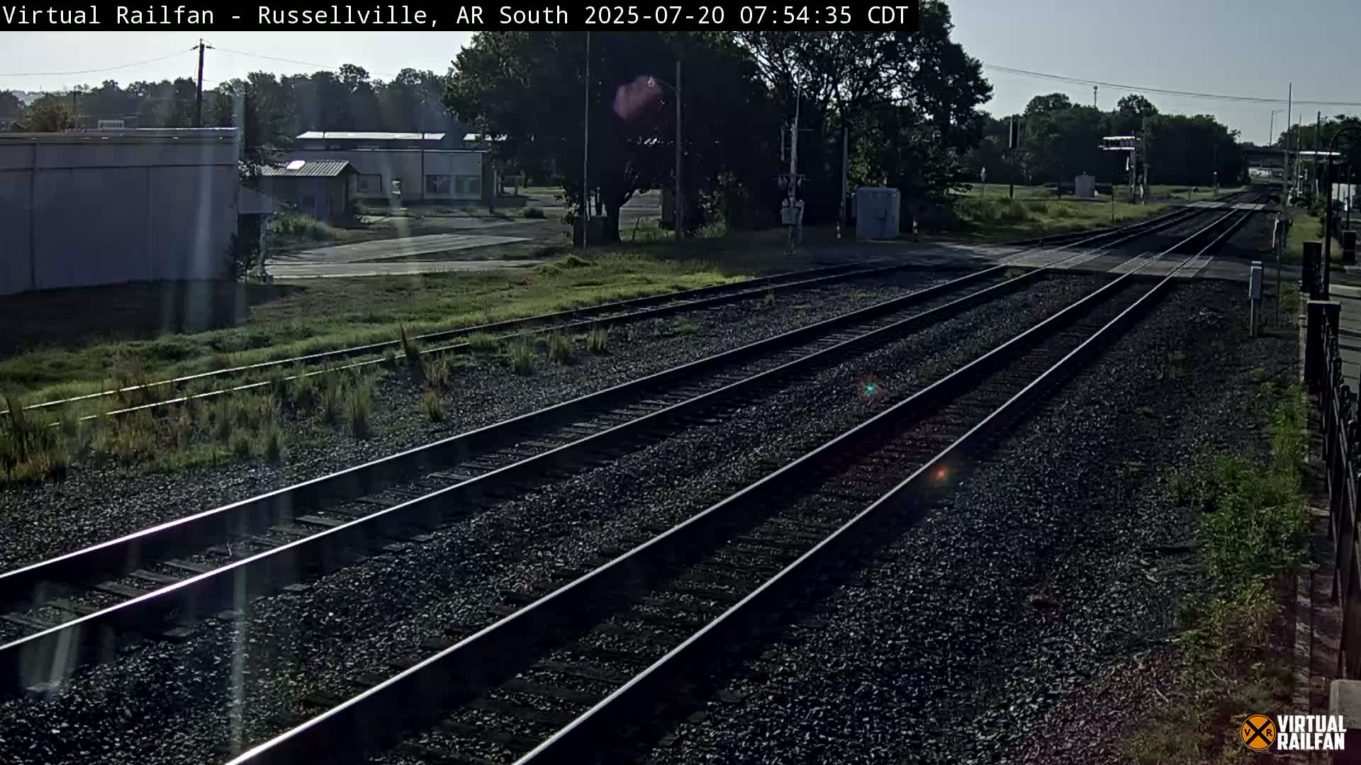 Russellville Railroad Crossing Junction Live Cam - Russellville, Pope, Arkansas, USA 