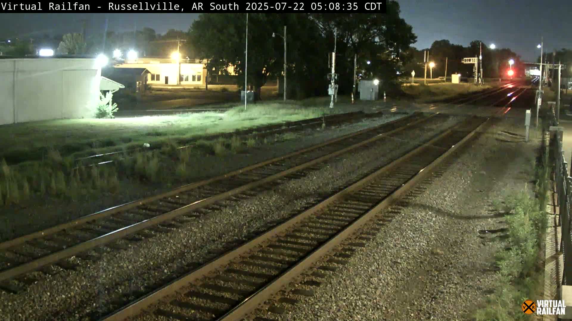 Russellville Railroad Crossing Junction Live Cam - Russellville, Pope, Arkansas, USA 