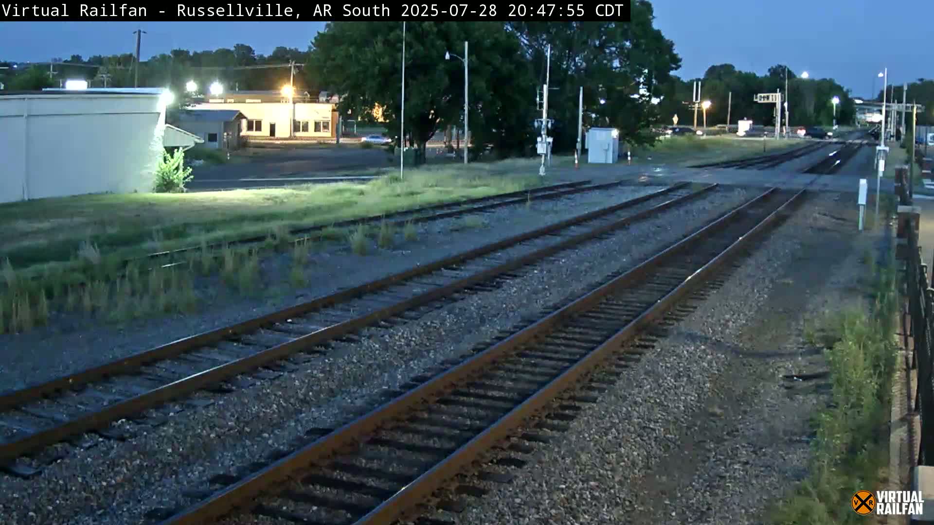 Russellville Railroad Crossing Junction Live Cam - Russellville, Pope, Arkansas, USA 