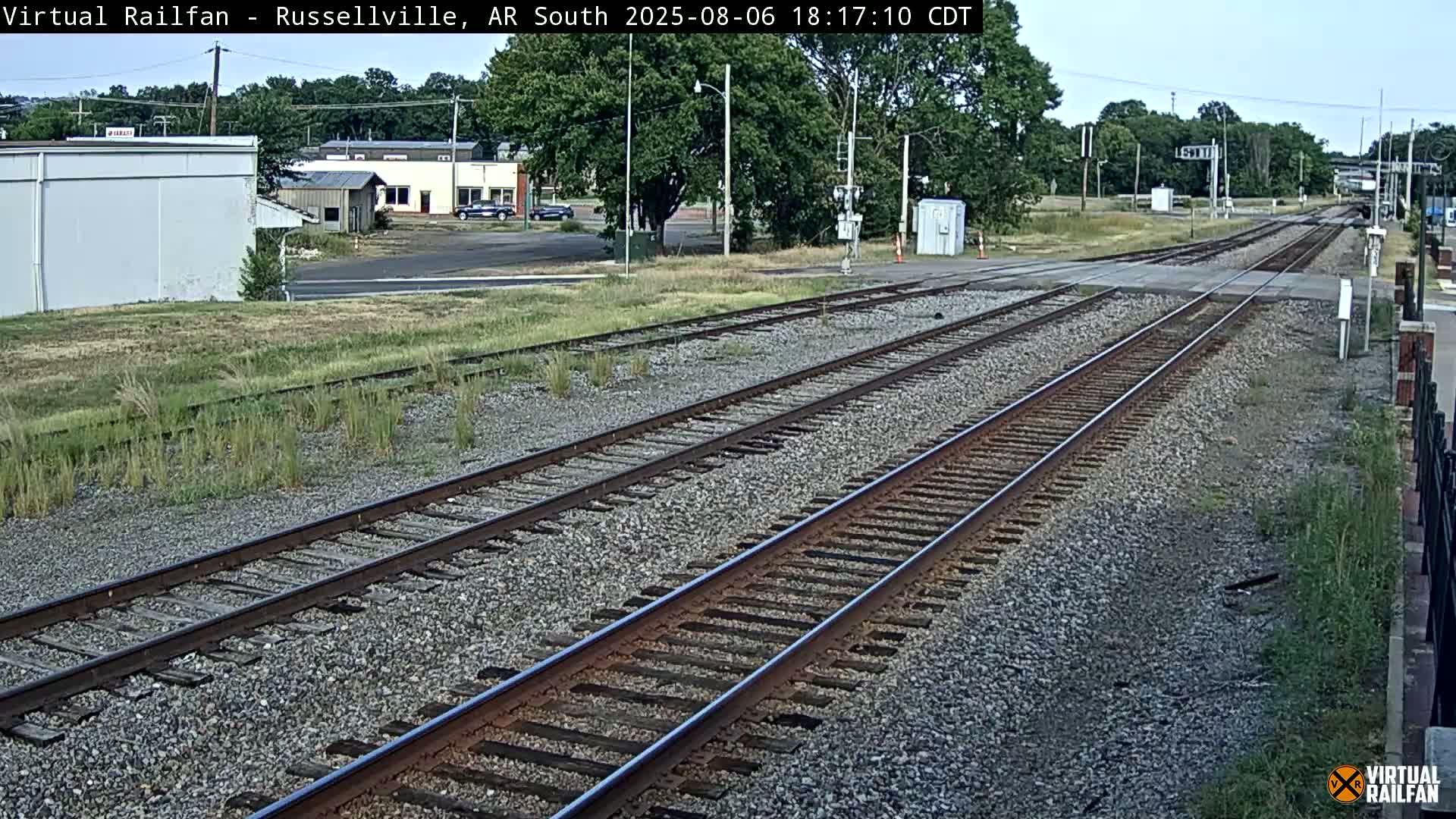 Russellville Railroad Crossing Junction Live Cam - Russellville, Pope, Arkansas, USA