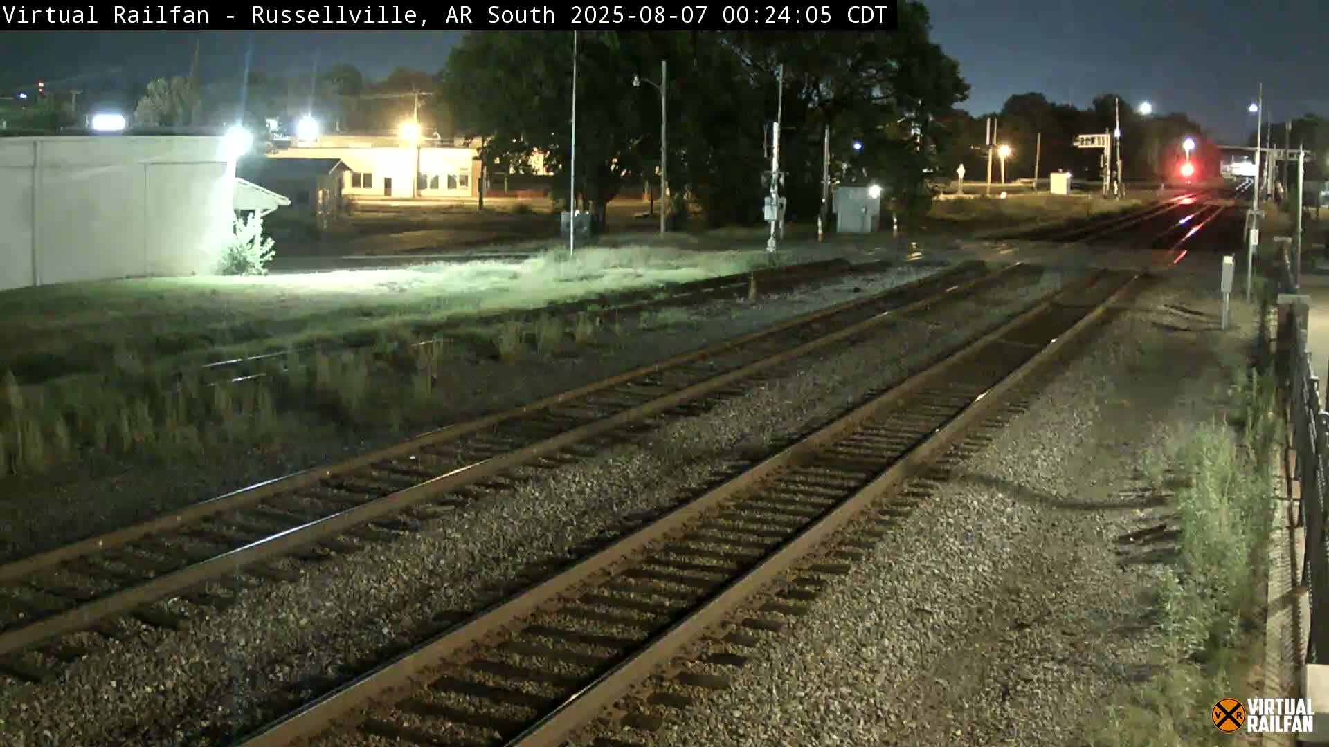 Russellville Railroad Crossing Junction Live Cam - Russellville, Pope, Arkansas, USA 