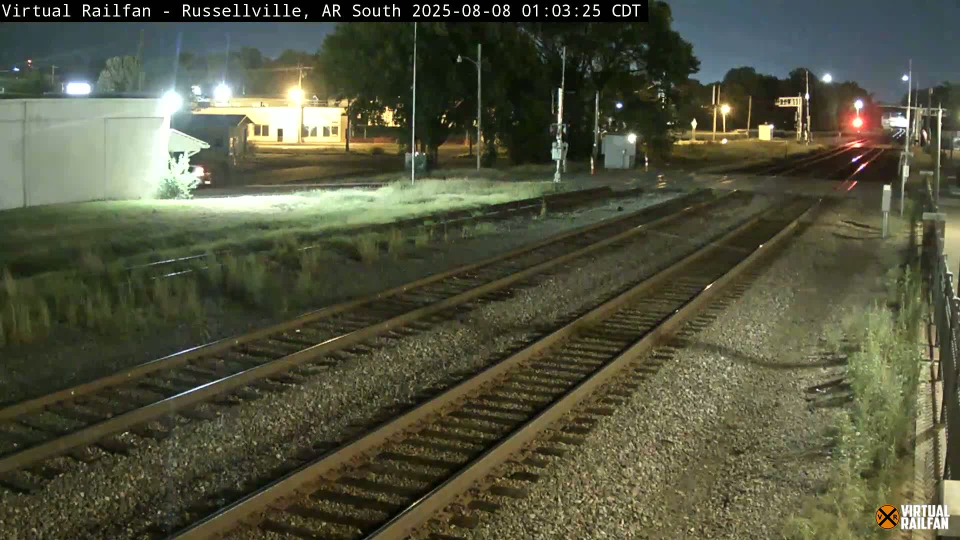 Russellville Railroad Crossing Junction Live Cam - Russellville, Pope, Arkansas, USA 