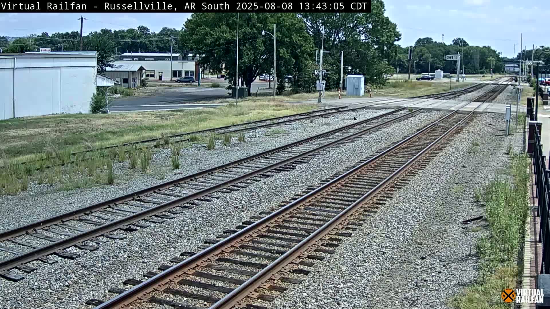 Russellville Railroad Crossing Junction Live Cam - Russellville, Pope, Arkansas, USA 