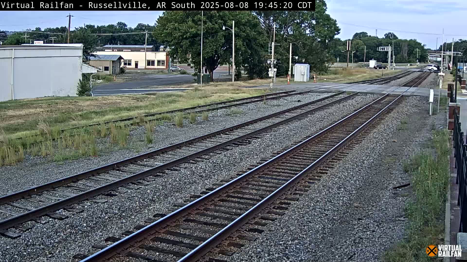 Russellville Railroad Crossing Junction Live Cam - Russellville, Pope, Arkansas, USA 