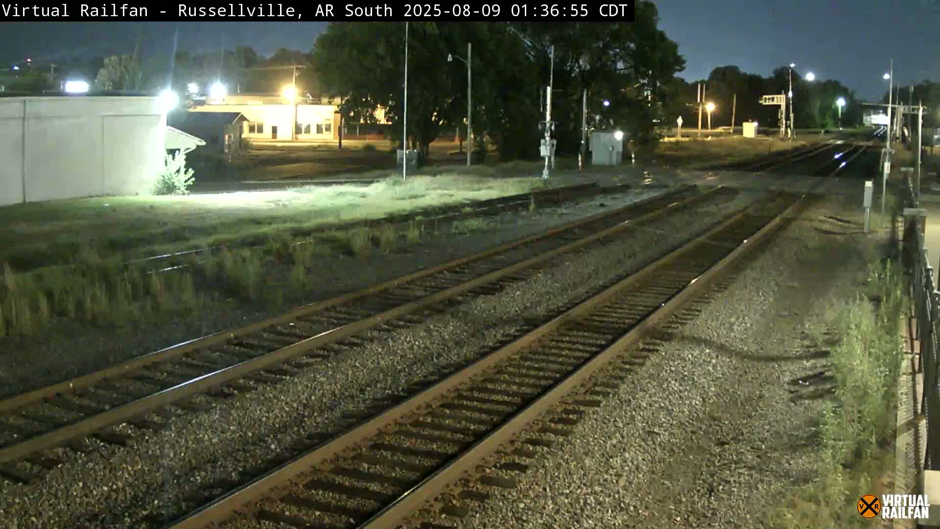 Russellville Railroad Crossing Junction Live Cam - Russellville, Pope, Arkansas, USA 