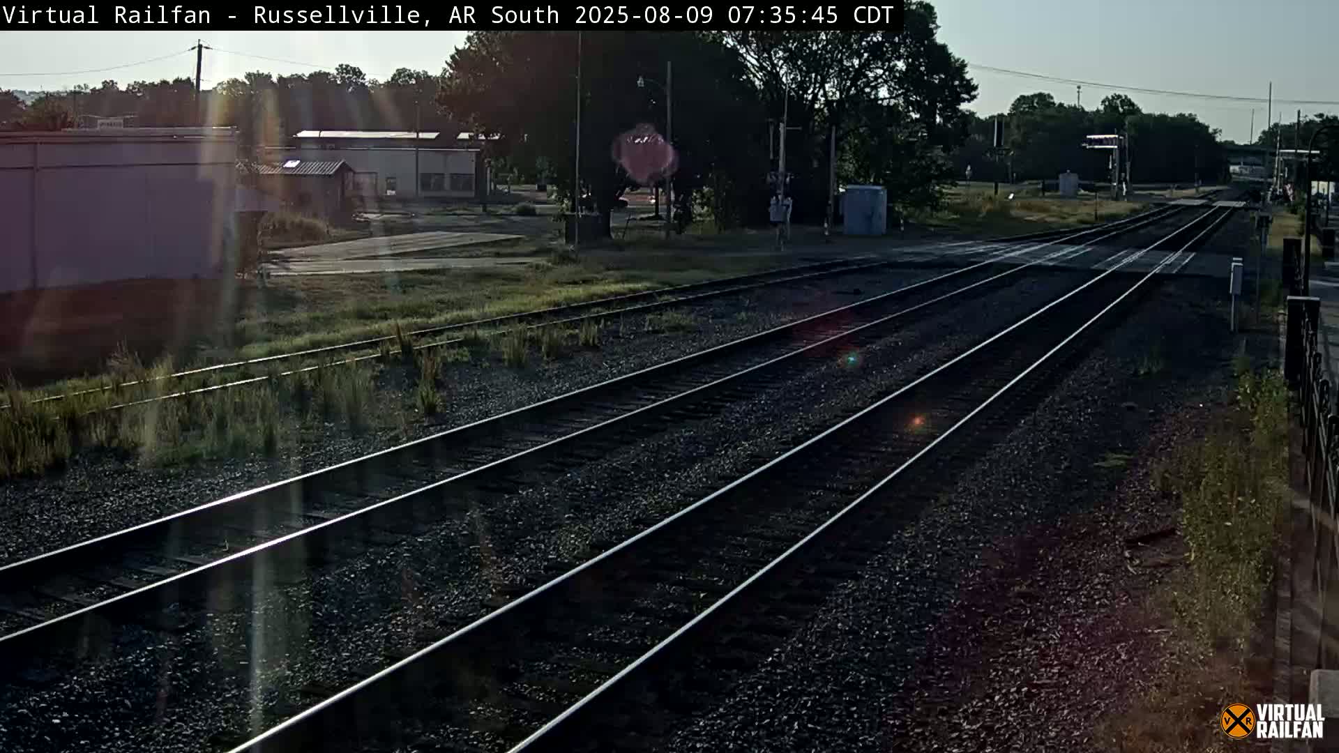 Russellville Railroad Crossing Junction Live Cam - Russellville, Pope, Arkansas, USA 