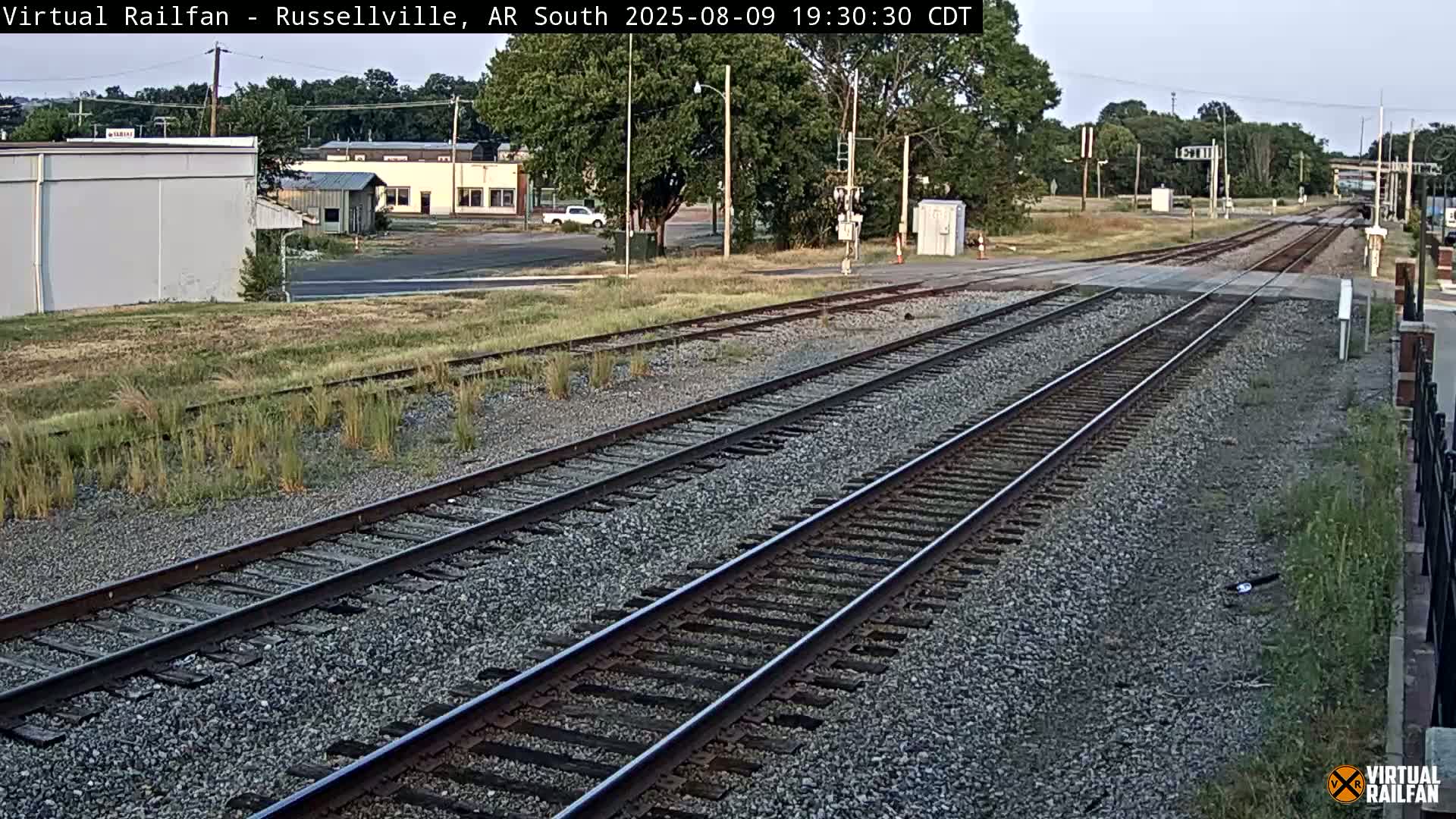 Russellville Railroad Crossing Junction Live Cam - Russellville, Pope, Arkansas, USA 