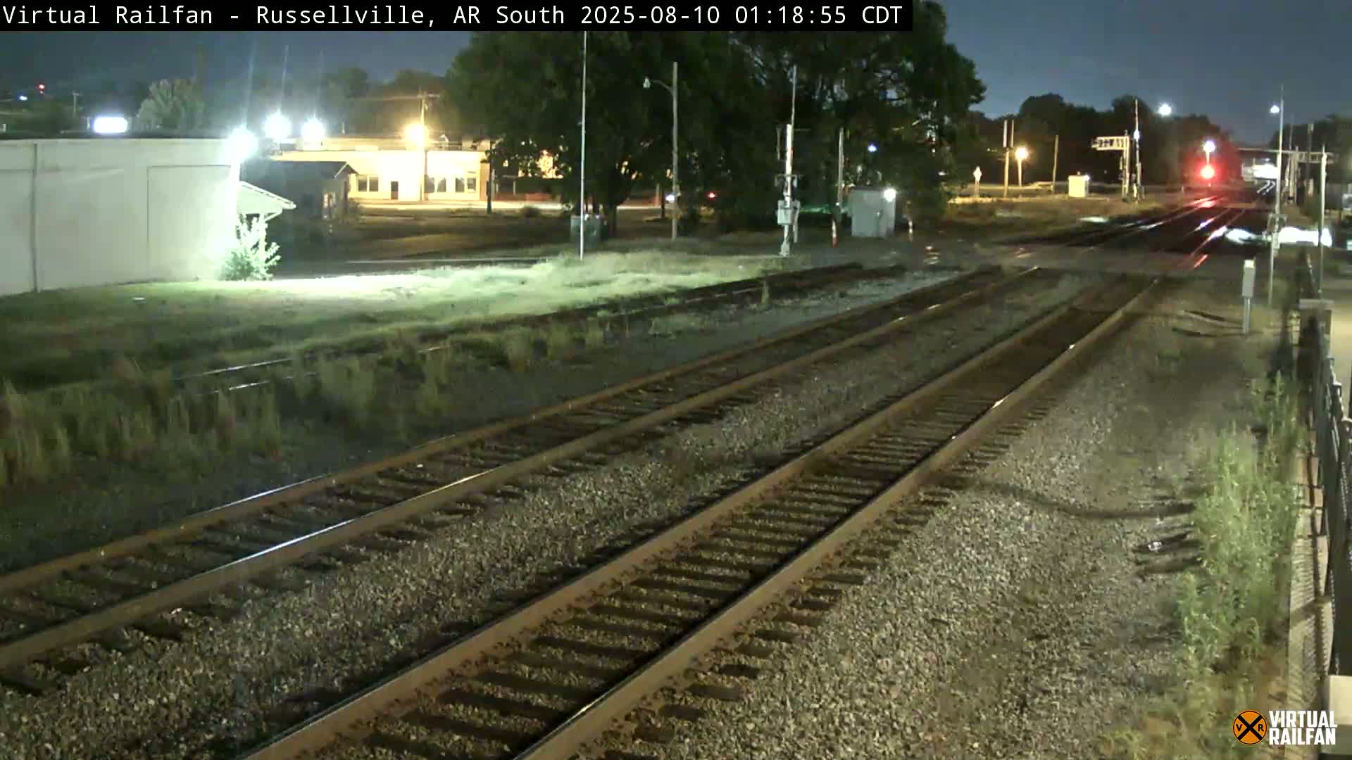 Russellville Railroad Crossing Junction Live Cam - Russellville, Pope, Arkansas, USA 